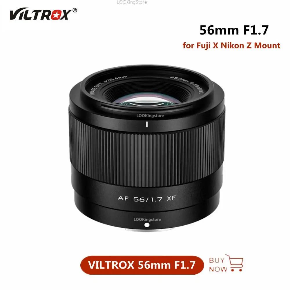 VILTROX ڵ  ι APS-C ,  X  Z Ʈ ī޶, X-T4 T200 X-H2S X-T30ii X-Pro3 Z30 , 56mm F1.7 